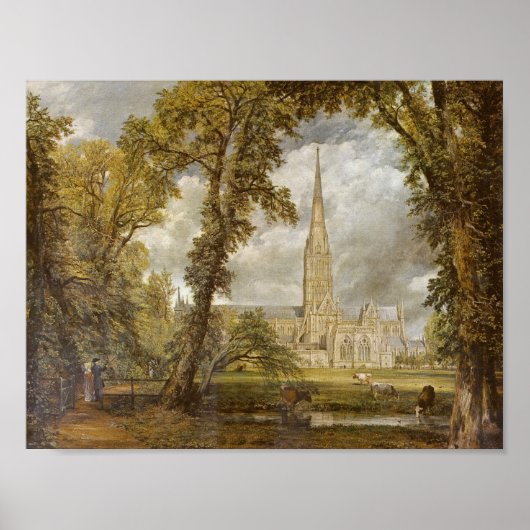 Pastoraal landschap - John Constable Poster (Voorkant)