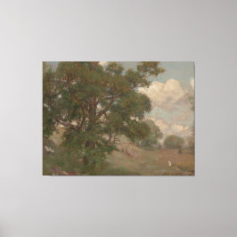 Pastoraal Landschap Louis Loeb(Amerikaans, 1866-19 Canvas Afdruk