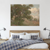 Pastoraal Landschap Louis Loeb(Amerikaans, 1866-19 Canvas Afdruk (Insitu (Slaapkamer))