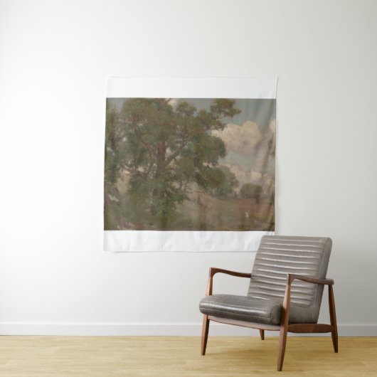 Pastoraal Landschap Louis Loeb(Amerikaans, 1866-19 Wandkleed (In situ)