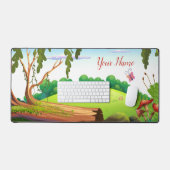 Pastoraal Landschap Vreedzame Bloesem Serene Bureaumat (Keyboard & Muis)