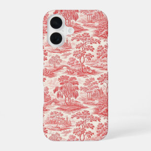 pastoraal rood toilet iPhone 16 hoesje