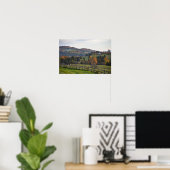 Pastoraal Vermont in de herfst Poster (Thuiskantoor)