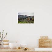 Pastoraal Vermont in de herfst Poster (Keuken)