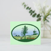 Pastoral Countryside Briefkaart (Staand voorkant)
