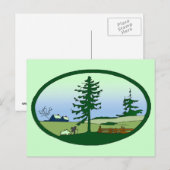 Pastoral Countryside Briefkaart (Voorkant / Achterkant)