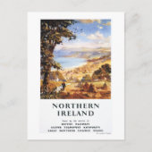 Pastoral Scene Man en Dog British Railways Briefkaart (Voorkant)