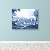 Pastoral Toile - Bridge Canvas Afdruk (Insitu (Houten vloer))