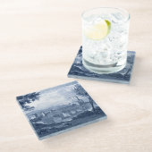 Pastoral Toile - Bridge Glazen Onderzetter (Schuin)