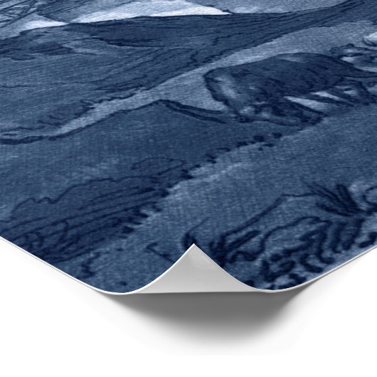 Pastoral Toile - Bridge Poster (Hoek)