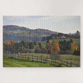Pastoral Vermont in het najaar Legpuzzel