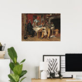 Pastoral Visit - Richard N. Brooke Fine Art Poster (Thuiskantoor)