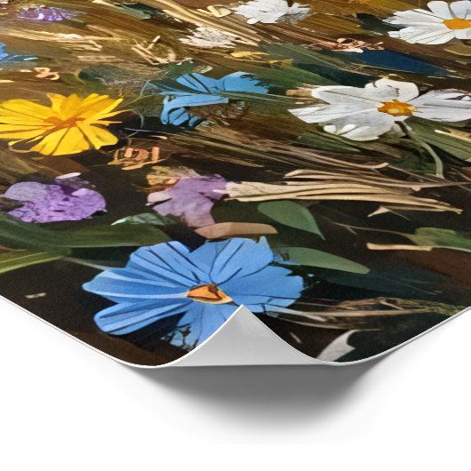 Pastorale grap: Sasquatch en het hert Poster (Hoek)