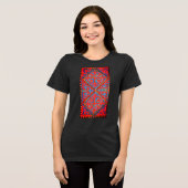 Pastorale kunst Tri-Blend shirt (Voorkant volledig)