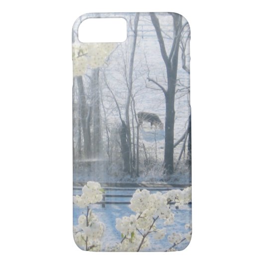 Pastorale Natuur in de winter Case-Mate iPhone Case (Achterkant)