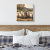 Pastorale Rust Canvas Muurkunst Afdruk (Insitu (Slaapkamer))