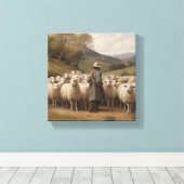 Pastorale Rust Canvas Muurkunst Afdruk (Insitu (Houten vloer))