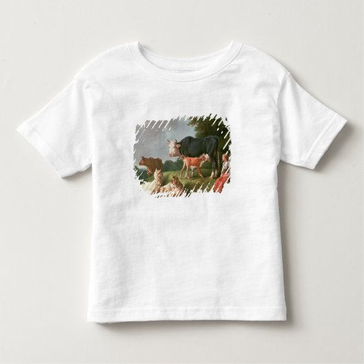 Pastorale scène kinder shirts (Voorkant)