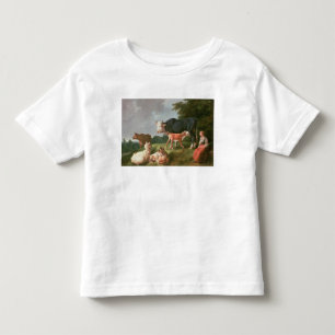 Pastorale scène kinder shirts
