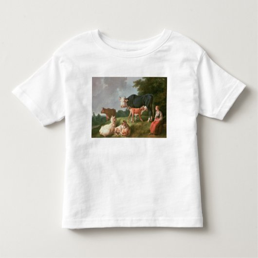 Pastorale scène kinder shirts (Voorkant)