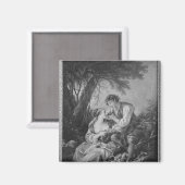 Pastorale scène magneet (Voorkant / Achterkant)