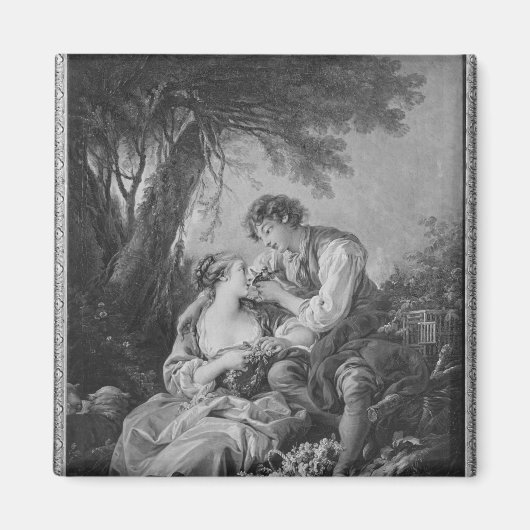 Pastorale scène magneet (Voorkant)