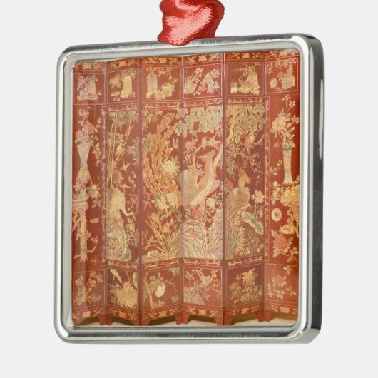 Pastorale scène, metalen ornament (Links)