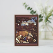 Pastorale scene van Ponte Jacopo da (beste kwalite Briefkaart (Staand voorkant)