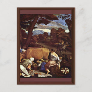 Pastorale scene van Ponte Jacopo da (beste kwalite Briefkaart