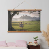 Pastorale Sereniteit Hangend Wandkleed (Slaapkamer)
