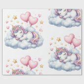 pastorie-eenhoorn cadeaupapier (Vlak)