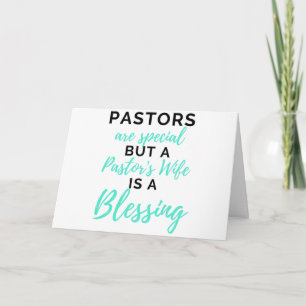 Pastors Are Special But A Pastor's Wife Bl Kaart
