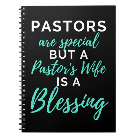 Pastors Are Special But A Pastor's Wife Notitieboek (Voorkant)
