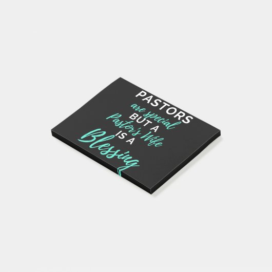 Pastors Are Special But A Pastor's Wife Post-it® Notes (Schuin)