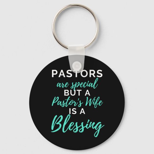 Pastors Are Special But A Pastor's Wife Sleutelhanger (Voorkant)