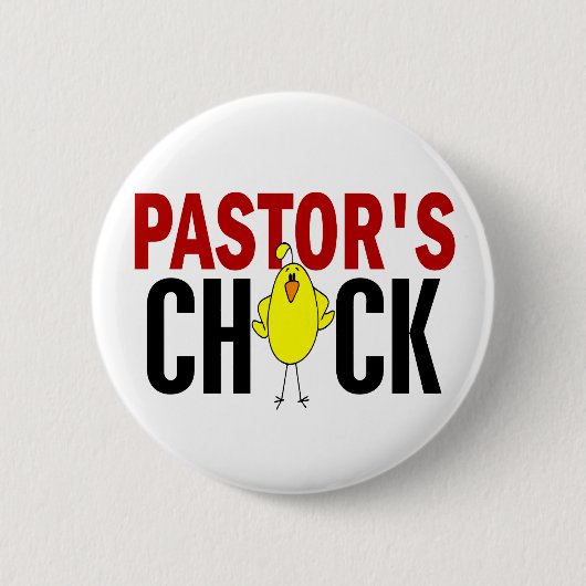 PASTOR'S CHICK RONDE BUTTON 5,7 CM (Voorkant)