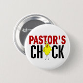 PASTOR'S CHICK RONDE BUTTON 5,7 CM (Voorkant /achterkant)