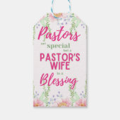 ✝️ Pastor's vrouw vrouwen Waardering Gift Dank u Cadeaulabel (Voorkant)