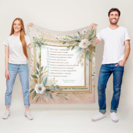 ✝️ Pastor's vrouw vrouwen Waardering Gift Dank u Fleece Deken