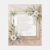 ✝️ Pastor's vrouw vrouwen Waardering Gift Dank u Fleece Deken (Voorkant)