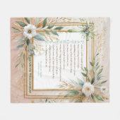 ✝️ Pastor's vrouw vrouwen Waardering Gift Dank u Fleece Deken (Voorkant (Horizontaal))