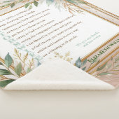 ✝️ Pastor's vrouw vrouwen Waardering Gift Dank u Sherpa Deken (3/4)