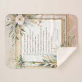 ✝️ Pastor's vrouw vrouwen Waardering Gift Dank u Sherpa Deken (Voorkant (horizontaal))