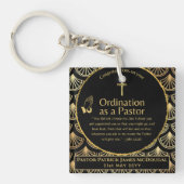 ✝️ Pastor's vrouw vrouwen Waardering Gift Dank u Sleutelhanger (voorkant)