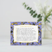 Pastor's Wife (Acrostiek) Briefkaart (Staand voorkant)