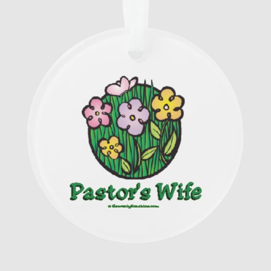 Pastors Wife - Blooms Ornament (achterkant)