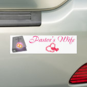 PASTOR'S WIFE BS LT BUMPERSTICKER (Op auto)