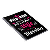Pastor's Wife Is A Blessing Notitieboek (Rechterzijde)