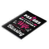 Pastor's Wife Is A Blessing Notitieboek (Linkerzijde)