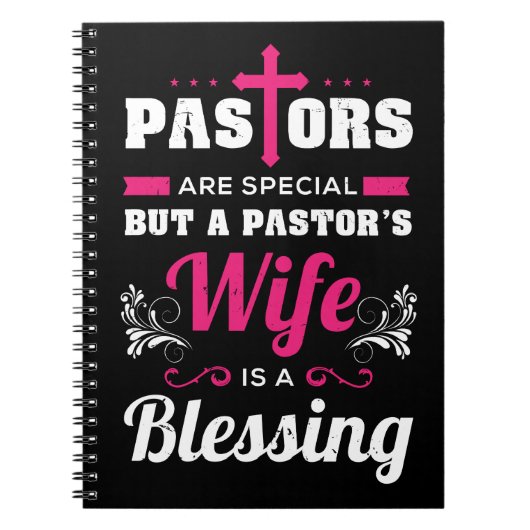 Pastor's Wife Is A Blessing Notitieboek (Voorkant)